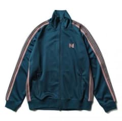 希少　needles 21ss トラックジャケット　ティールグリーン　Lのサムネイル