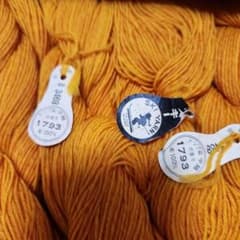M*a様 SKI YARN オレンジ色 毛糸 6束セットのサムネイル