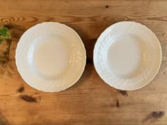 ジノリ ベッキオホワイト 23.5スーププレート×2② - メルカリ