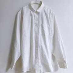 2607-63 Foxcroft Long-Sleeve Shirt, Size L, White, Cotton Blend, for Outings