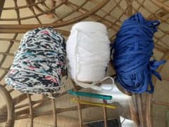 ［値下げ］ズバゲッティ　青　白　柄のサムネイル