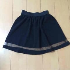 (専用出品)裾透けスカート・ビジュー襟シャツのサムネイル