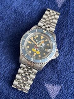 TUDOR 自動巻き時計 ミッキーマウス文字盤 TUDOR 自動巻き時計 ミッキーマウス文字盤 - メルカリ