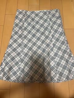 BURBERRY BLUE LABEL チェック柄フレアスカート 38のサムネイル