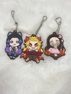 鬼滅の刃 ラバーストラップ 3種セット - メルカリ