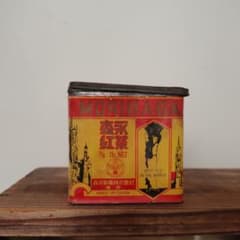 MORINAGA 紅茶缶 森永 紅茶黄缶 アンティーク - メルカリ