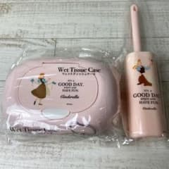 ディズニー シンデレラ ウェットティッシュケース & ほこり取り セット