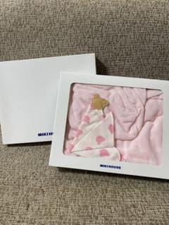 ミキハウス　バスポンチョ＋くまちゃん柄ハンカチのサムネイル