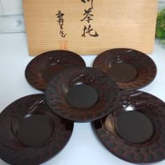 昭和レトロ 鎌倉彫 和歌美屋 梅 茶托 木製品 揃未使用品 - メルカリ