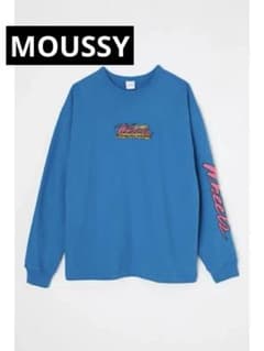 MOUSSY 長袖スウェット ブルー F - 5