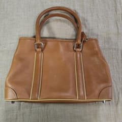 COACH ブラウンレザートートバッグ E2S-7586 - メルカリ