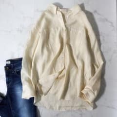 美品☆ジャーナルスタンダード ブライトクロスシャツ イエロー 長袖 