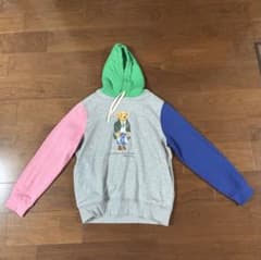 Polo Ralph Lauren フードパーカー ポロベア カラーブロック - メルカリ