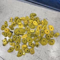 zio クライミングホールド 大量セット イエローのサムネイル