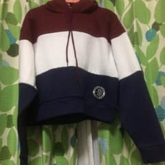 WEGO/パネルワッペンクロップドパーカーのサムネイル