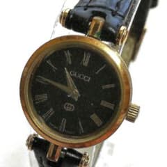 GUCCI 셰리 라인 여성 시계 블랙 / 골드 [가동품]