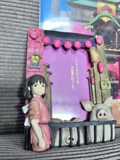 ［千と千尋の神隠し］立体フォトフレーム ジブリ　2001 おまけクリアファイル付のサムネイル