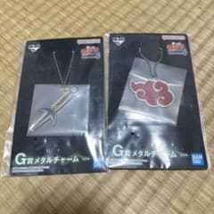 一番くじ NARUTO-ナルト- 疾風伝 心を写す赤き瞳 メタルチャーム×2種類