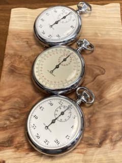 ○SEIKOSHA○ポーセリンダイアル○ストップウォッチ3点○稼働品2○不動 