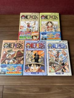 ONE PIECE 尾田栄一郎 ジャンプコミックス 1巻〜5巻セットのサムネイル