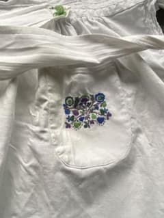 手刺繍　近沢レース　エプロンのサムネイル