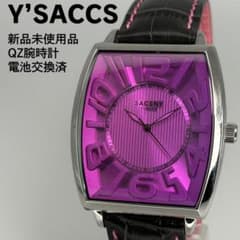 デッドストック品 Y'SACCS イザック クォーツ腕時計 山本耀司 電池交換