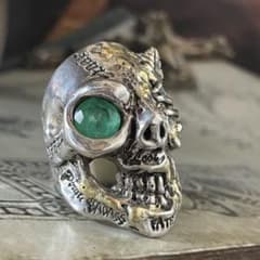 LOOT】Odin 925 / 18K Viking skull ring - メルカリ