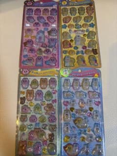 おぱんちゅうさぎ、んぽちゃむ　うるちゅるシール4枚セットのサムネイル