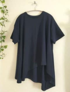 アメリカンホリック アシンメトリー紺色Tシャツのサムネイル