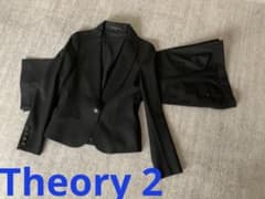 美品　Theory セオリー　ベッキーW ウール混　パンツスーツ　サイズ2 美品 Theory セオリー ベッキーW ウール混 パンツスーツ サイズ2