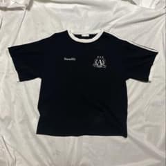 ロゴプリント 半袖Tシャツ ブラック ゲームシャツのサムネイル