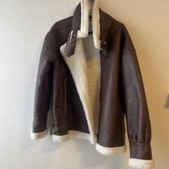 ボア　ブルゾン　ジャケット　レザー　アウターのサムネイル