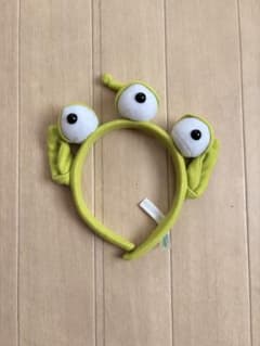 【美品】東京ディズニーシー リトル・グリーン・メン カチューシャ 一度使用のサムネイル