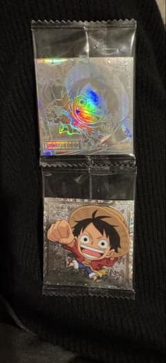 ONE PIECE モンキー・D・ルフィ 2枚セット　大海賊シールウエハースのサムネイル