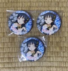 러브라이브 선샤인 Aqours 쓰시마 요시코 4th 캔 배지 3점 세트