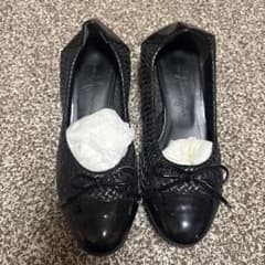 GINZA Kanematsu パンプス ブラック メッシュのサムネイル