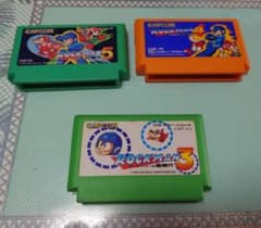 ロックマン3 4 5 ファミコン カセット 3本セット - メルカリ