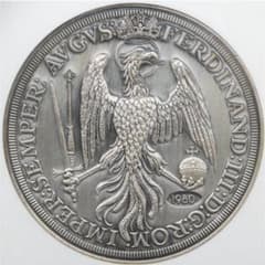 NGC ドイツ ニュルンベルク ターラー銀貨 1980年 シルバーコピー
