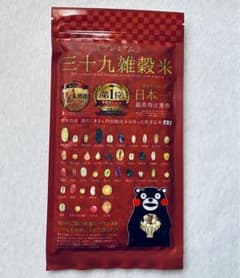 くまもん プレミアム三十九雑穀米  120gのサムネイル