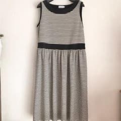 美品　アナトリエ anatelier ワンピース　ボーダー柄のサムネイル