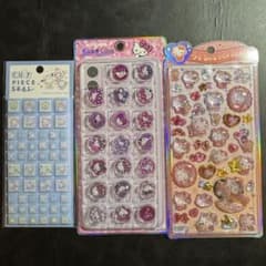 【週末値下げ☆】 サンリオ シール ステッカー 3点セットのサムネイル
