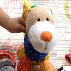 ボーネルンド　手あそび　犬　ぬいぐるみのサムネイル