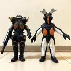 ソフビ ミニソフビ ウルトラマン キングジョーブラック、ゼットンの