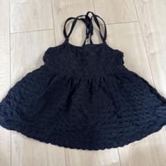 MARKEY'S 凹凸素材 キャミソール ブラックのサムネイル