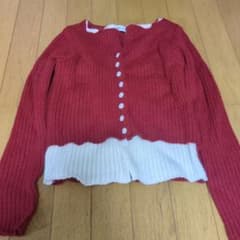レイヤード配色ニットのサムネイル