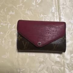 Louis Vuitton 二つ折り財布 エピレザー 赤/ブラウンのサムネイル