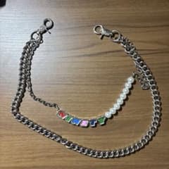 NINETY ウォレットチェーン シルバー パールのサムネイル