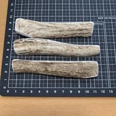 No.2276『鹿角4つ割り3本セット』鹿の角 エゾ鹿 鹿角 蝦夷鹿 エゾシカ