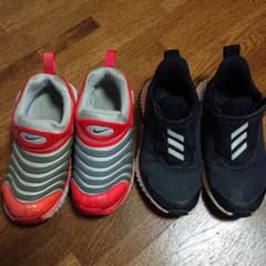 NIKE&adidasスニーカー19センチ2点 最終のサムネイル