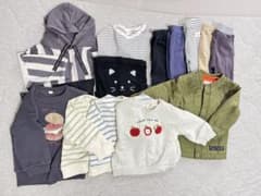男の子　80cm まとめ売り　長袖　秋冬服　保育園のサムネイル